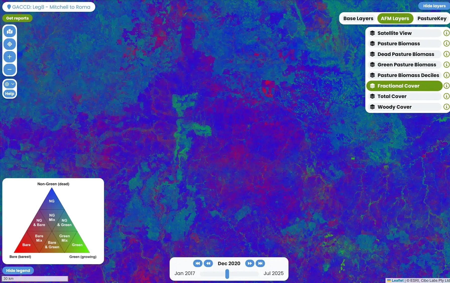afm fractional cover